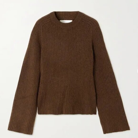 Loulou Studio Kota Sweater - Chocolate Brown - XS - Picture 2 of 8
